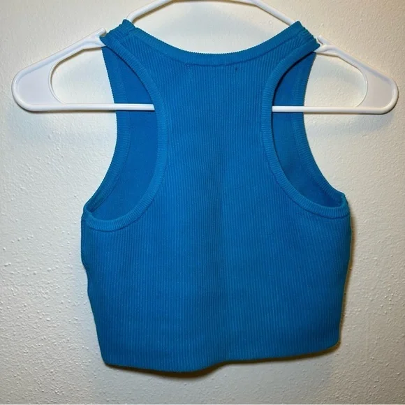 *3/20* NanaMacs Duly Noted Ribbed Racer Crop Tank - Picture 9 of 12